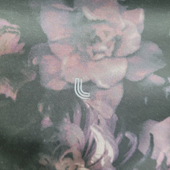 Lole‎ Women Floral Print Active Leggings Black Purple Size Small Yoga Athletic - Picture 5 of 9